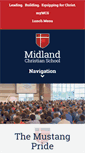 Mobile Screenshot of midlandchristianschool.org